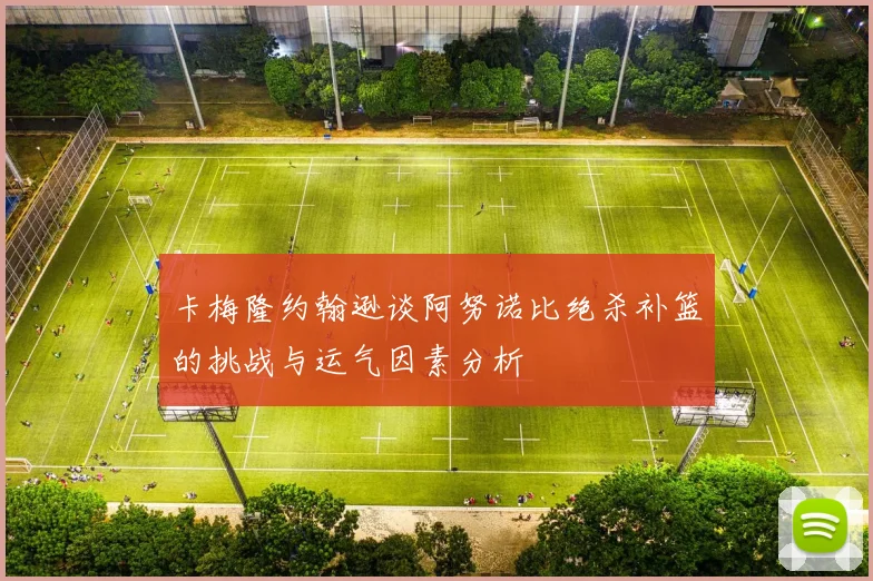 卡梅隆约翰逊谈阿努诺比绝杀补篮的挑战与运气因素分析